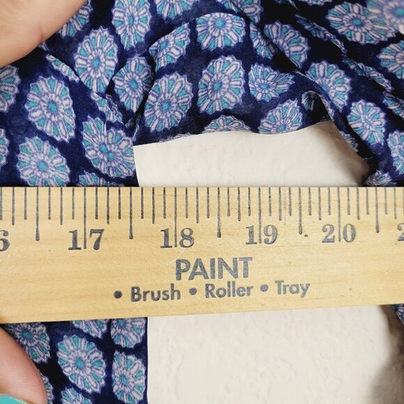 Scooter Brown Big Girls Sz 14 Shirt Button Up Roll Tab Sleeves Lace Details VGC - Picture 5 of 9